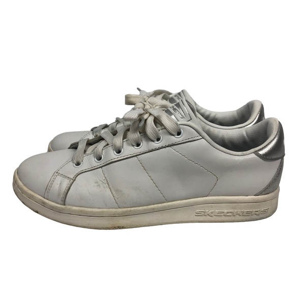 Skechers Memory Foam White Sneakers size 8 - Picture 6 of 10